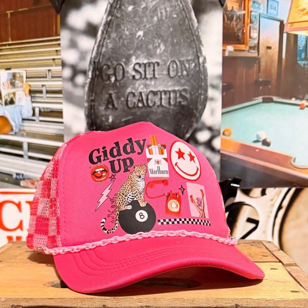 Custom Trucker Hat with Hat Chain